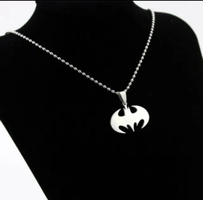 Stainless Steel Batman Pendant Necklace