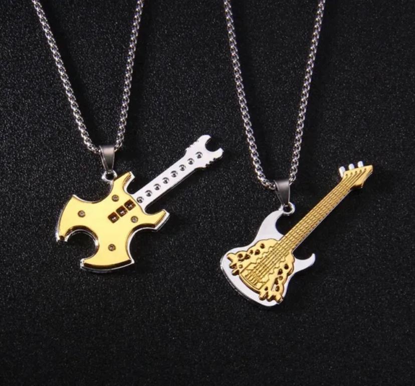 Guitar Pendant Necklaces