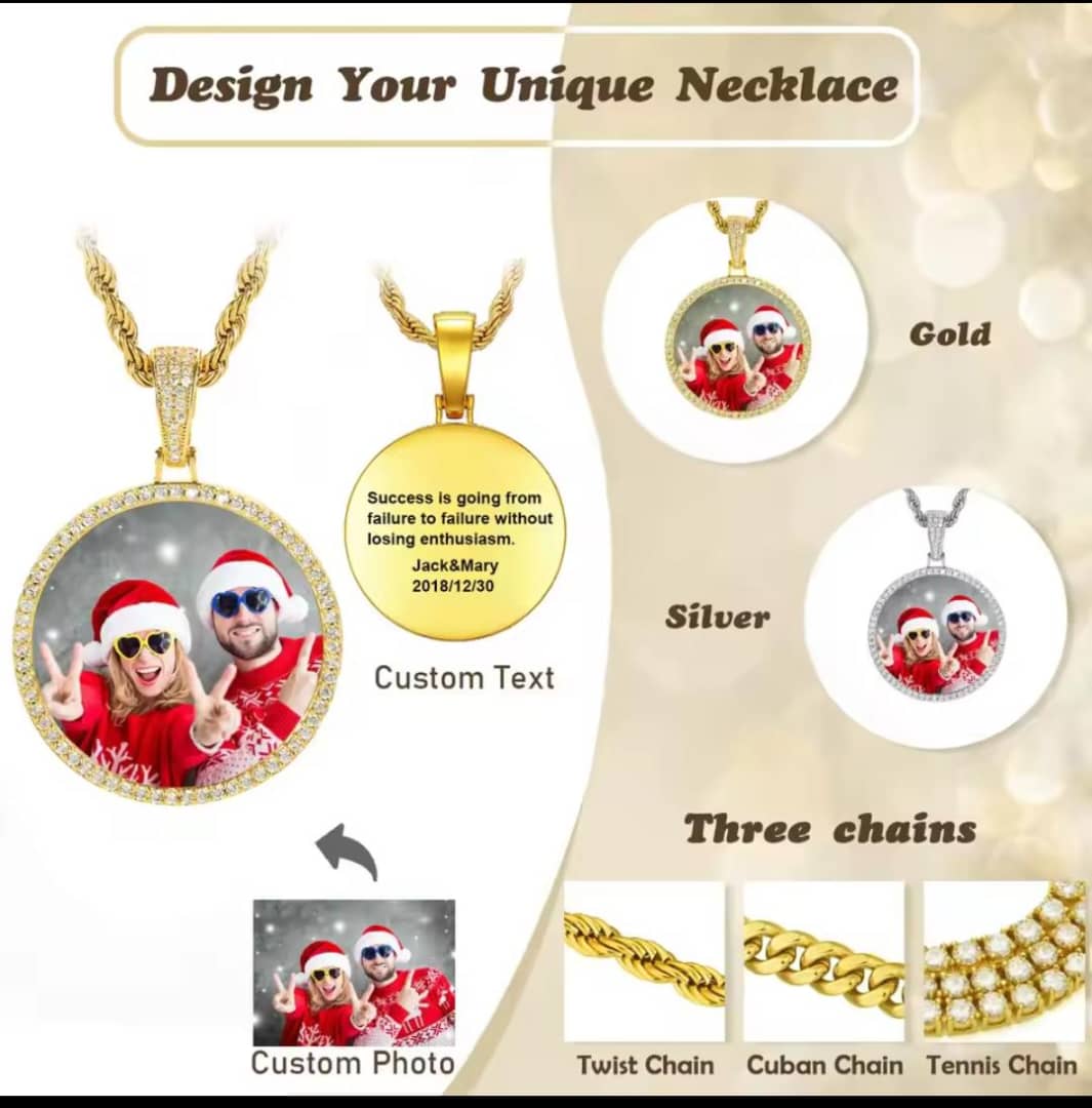 Customizable Necklace (can dm on whatsapp for more customization tips)