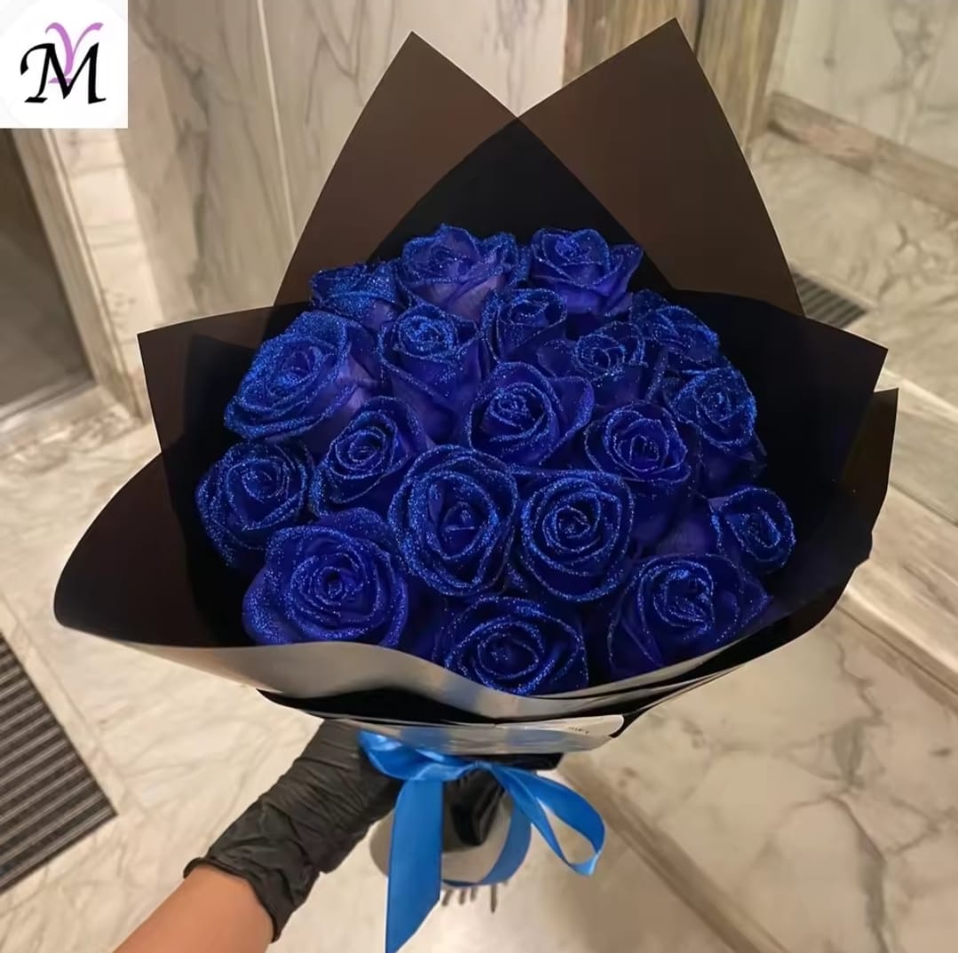 Blue Rose Bouquet