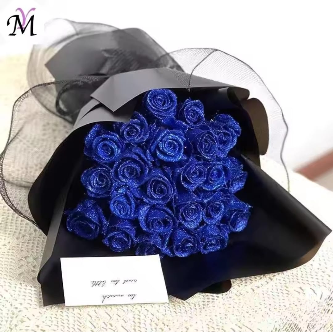 Blue Rose Bouquet
