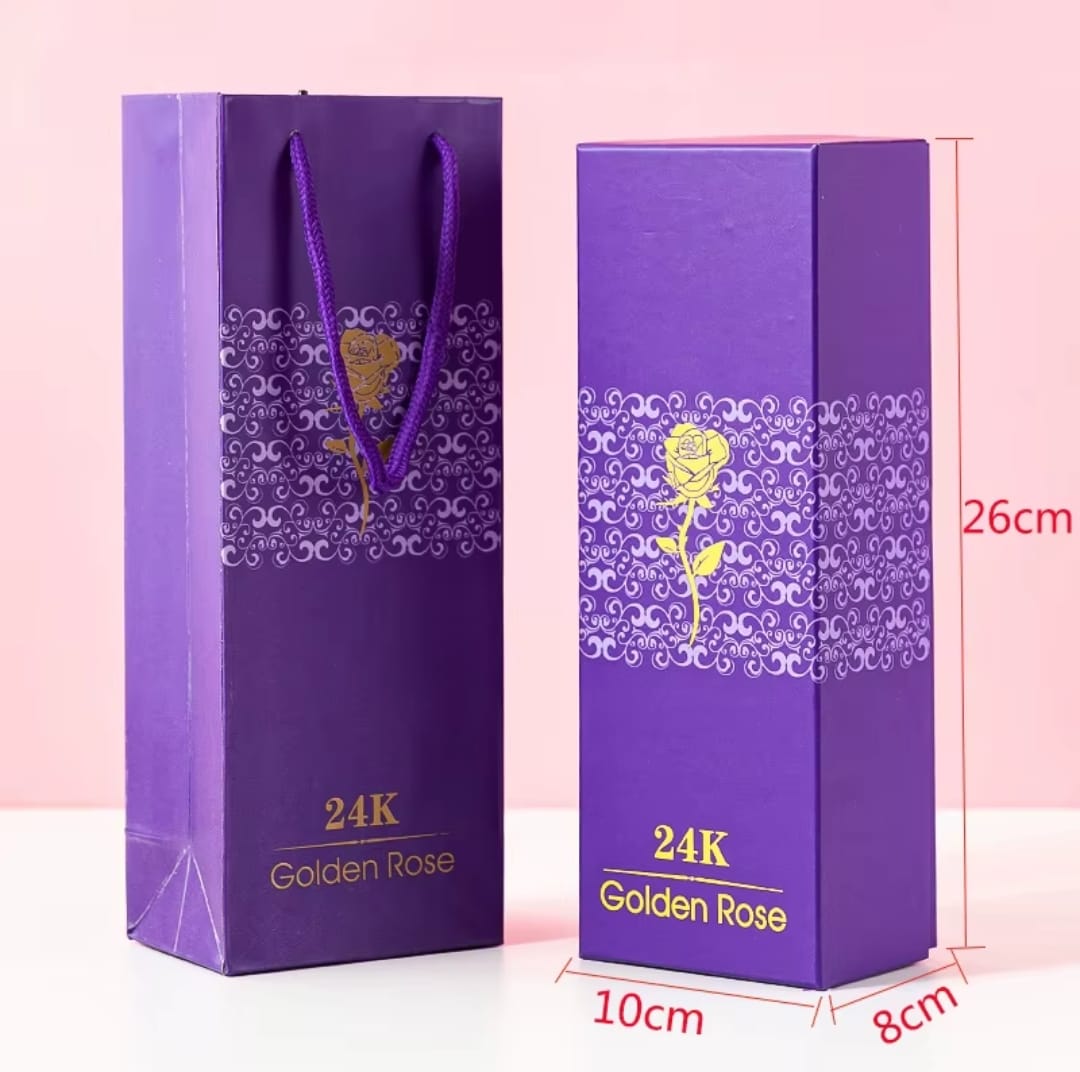 24K Golden Rose