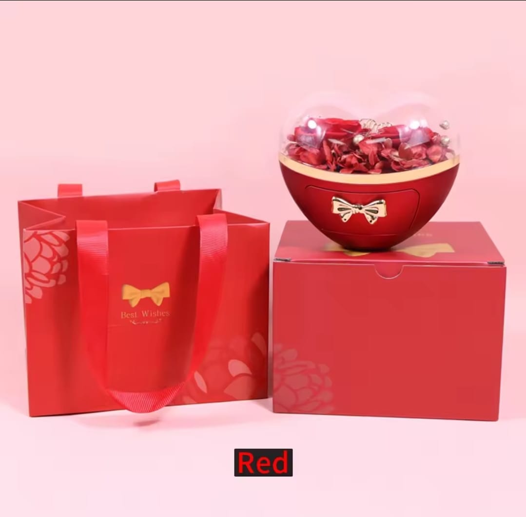 Blue Heart-Shaped Gift Set 