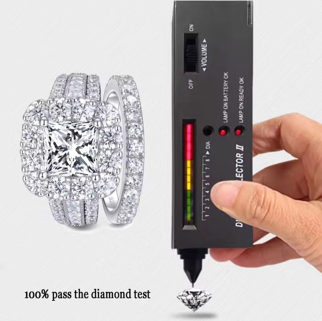 Elegant Diamond Ring Set