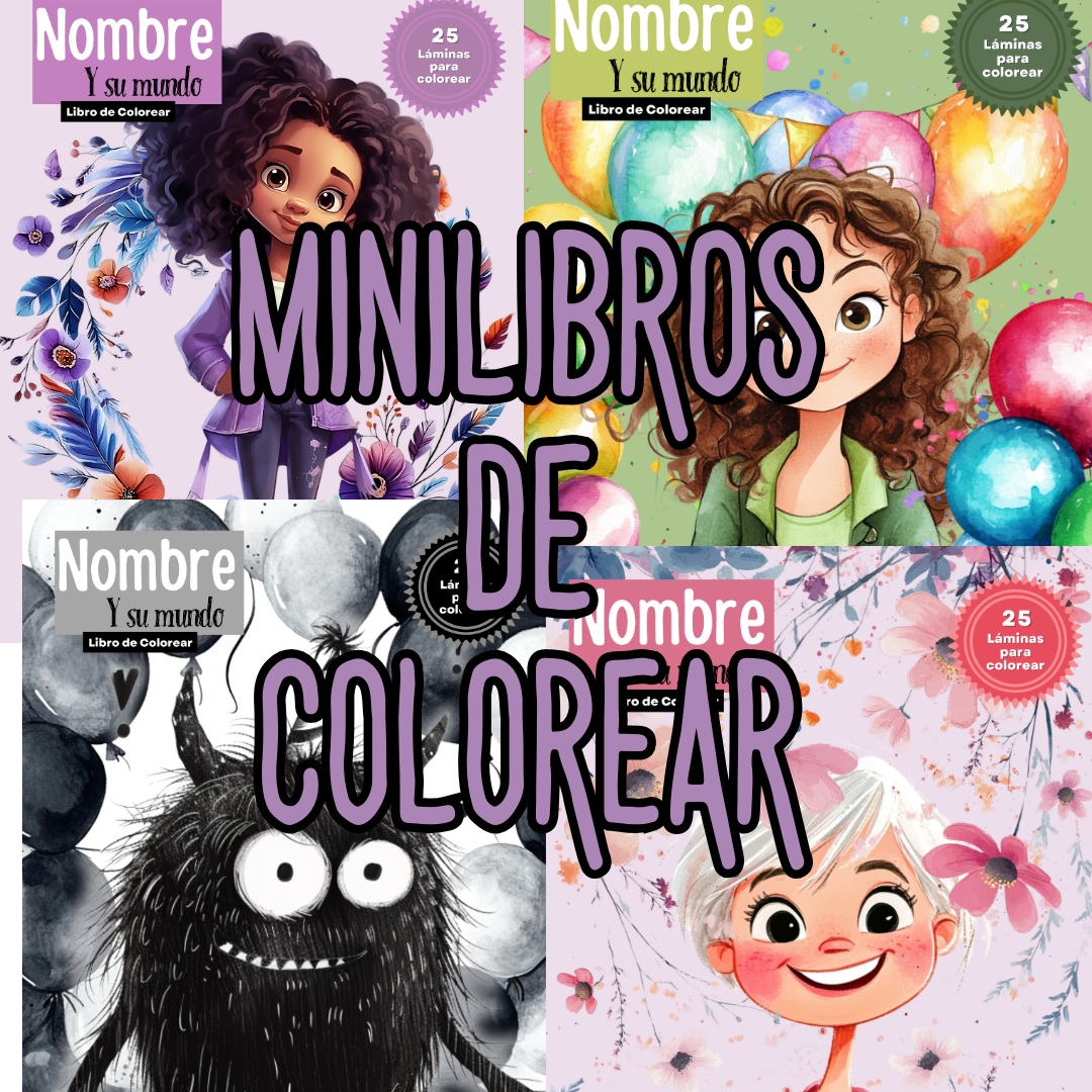 Minilibros de colorear
