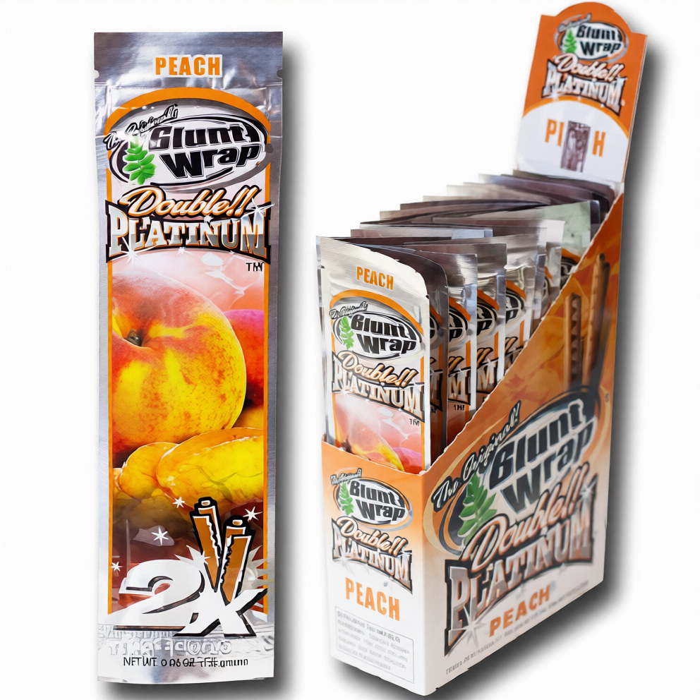 Blunt Wrap Double Platinum Peach - x2u