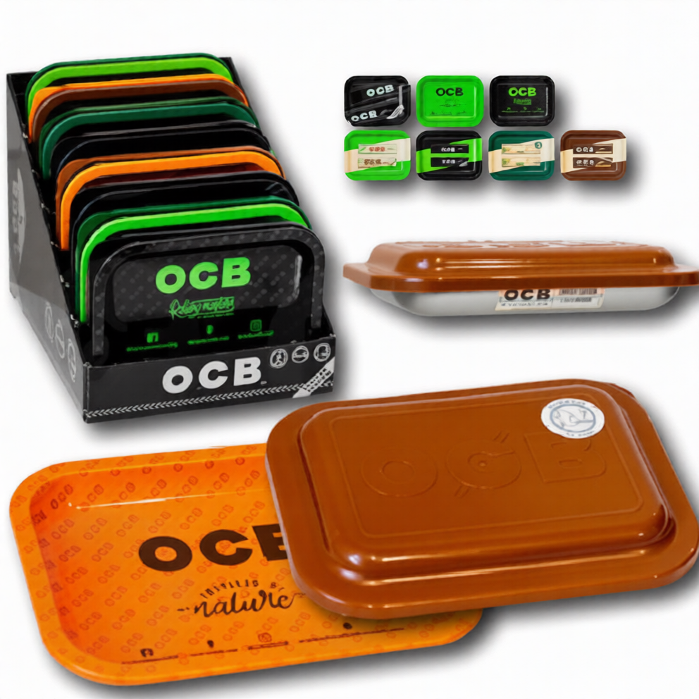 Bandeja OCB Metalica Mini Con Tapa