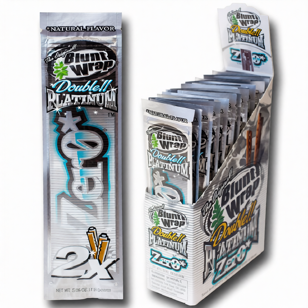 Blunt Wrap Double Platinum Natural Zero - x2u