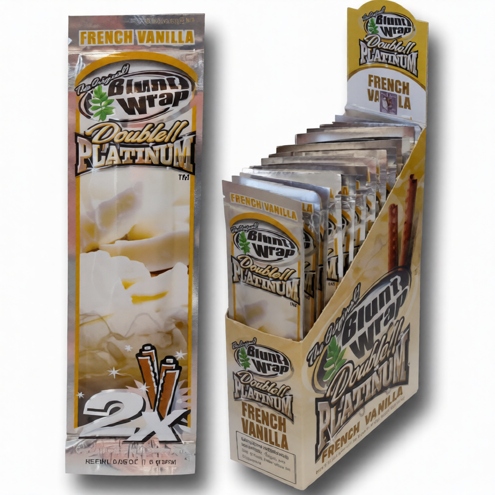 Blunt Wrap Double Platinum French Vanilla - x2u