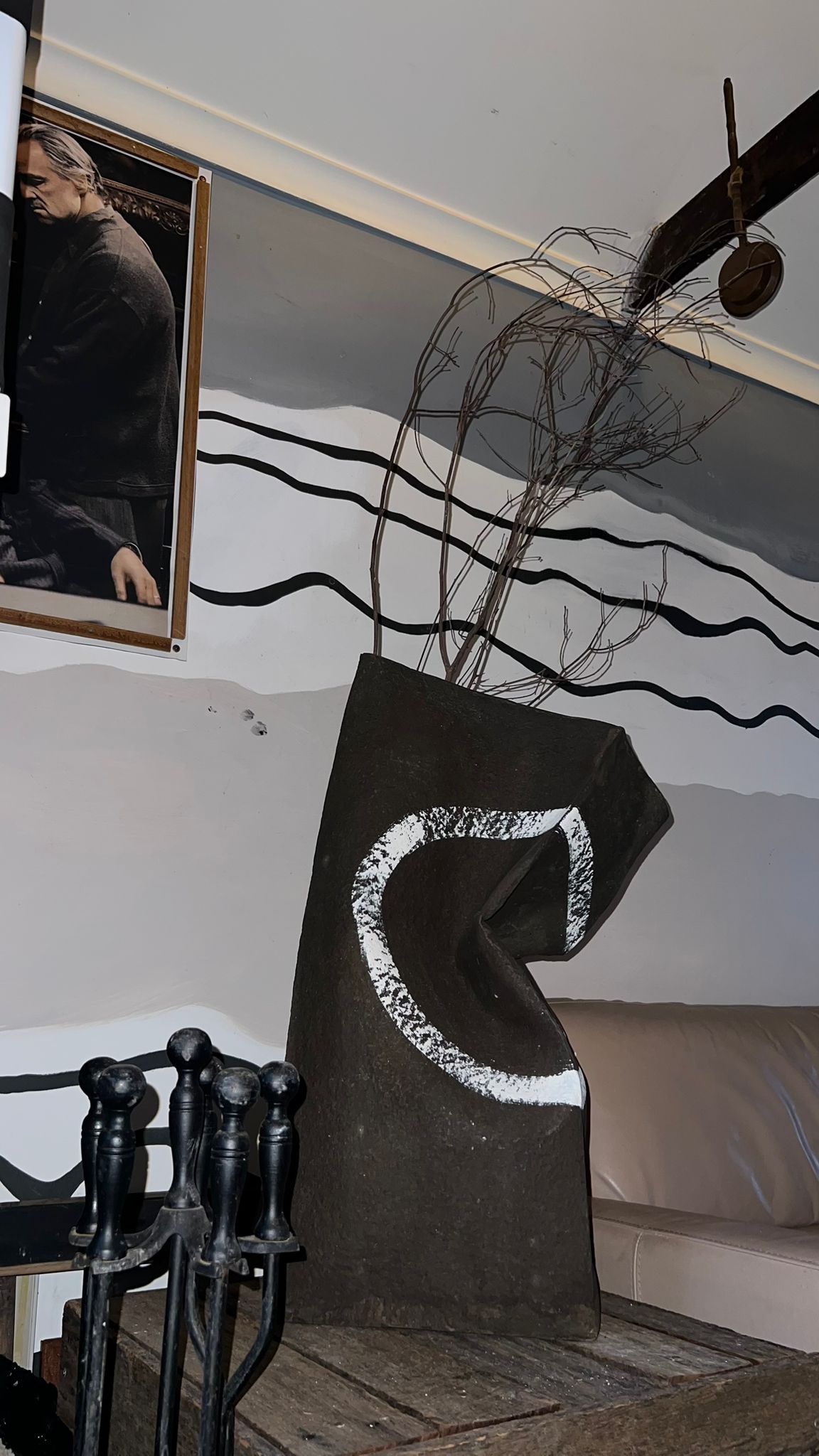 Abstract Enso Vase 