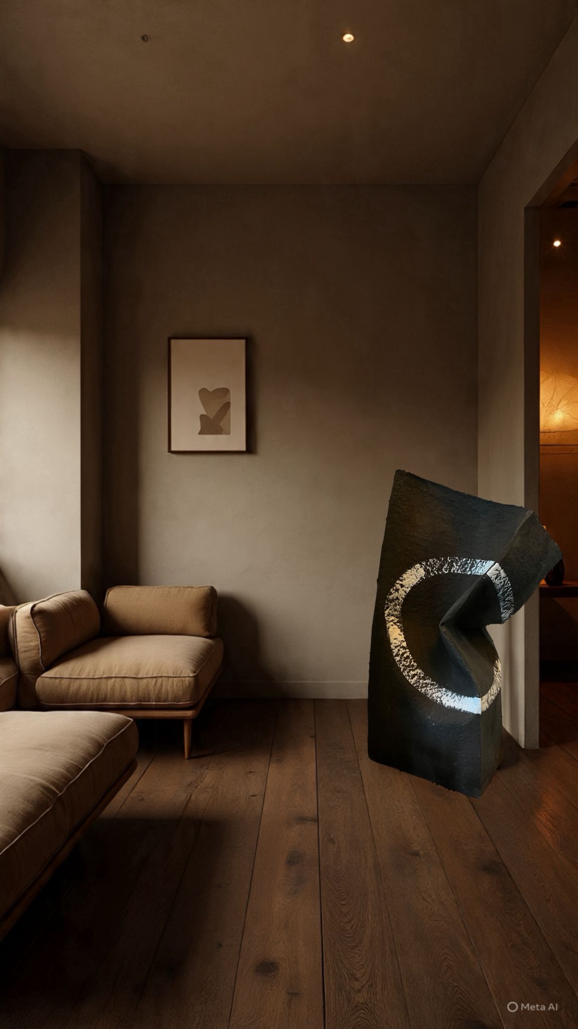 Abstract Enso Vase 
