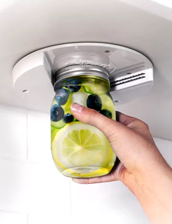1pc Circular Can Opener Kitchen Cabinet Bottom Cover Bottle Opener Table Bottom Can Opener