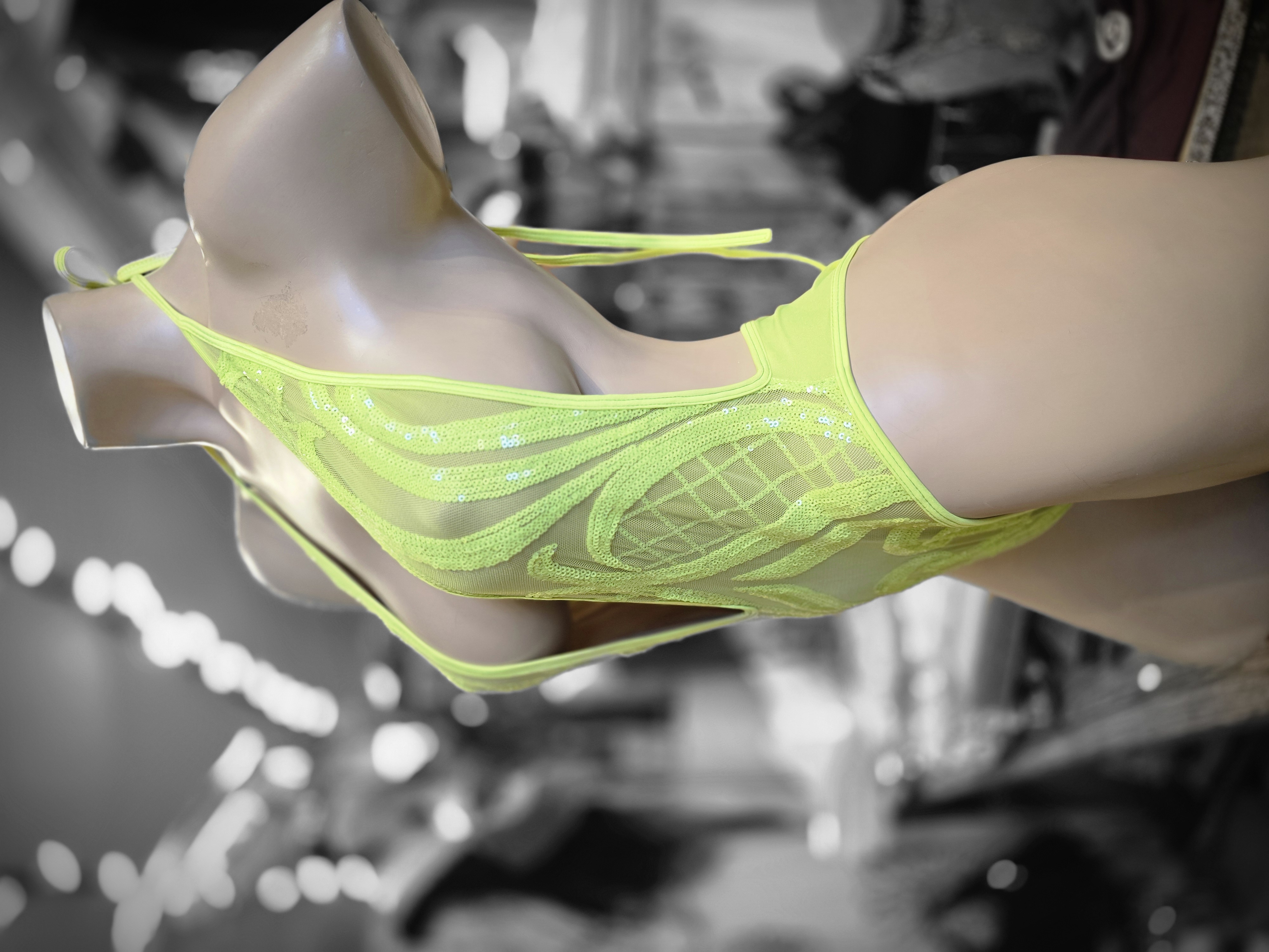 π Fluorescent Green Swimsuit/Bodysuit β One Size π