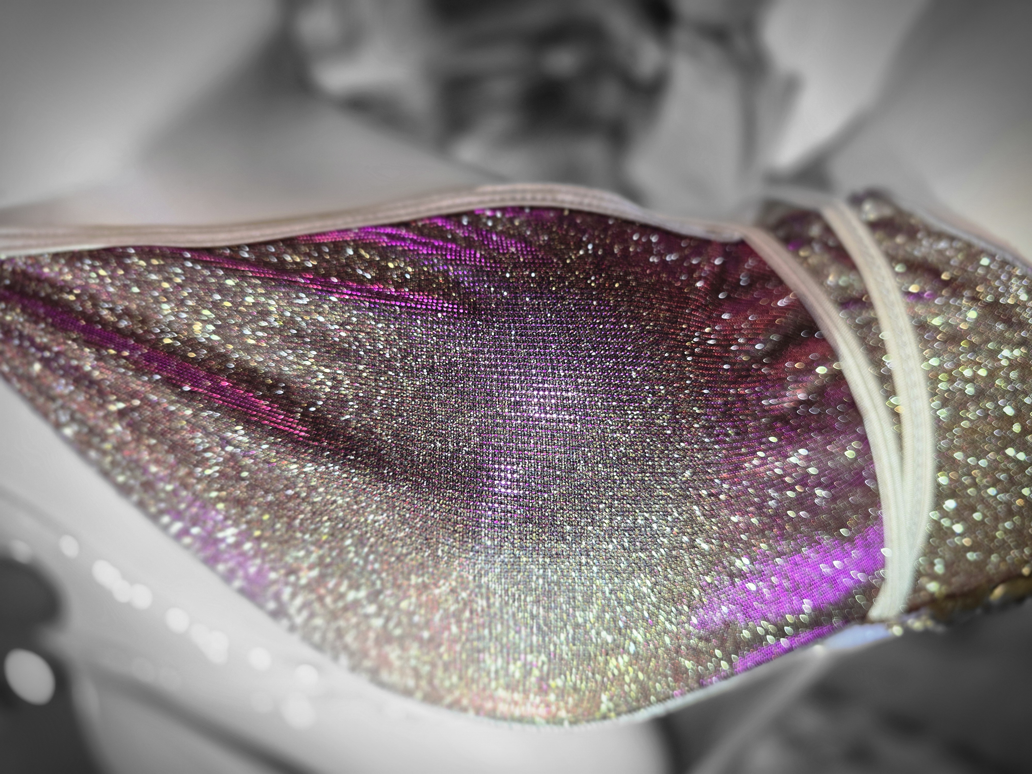 💖 Iridescent Pink Swimsuit/Bodysuit – One Size 💖