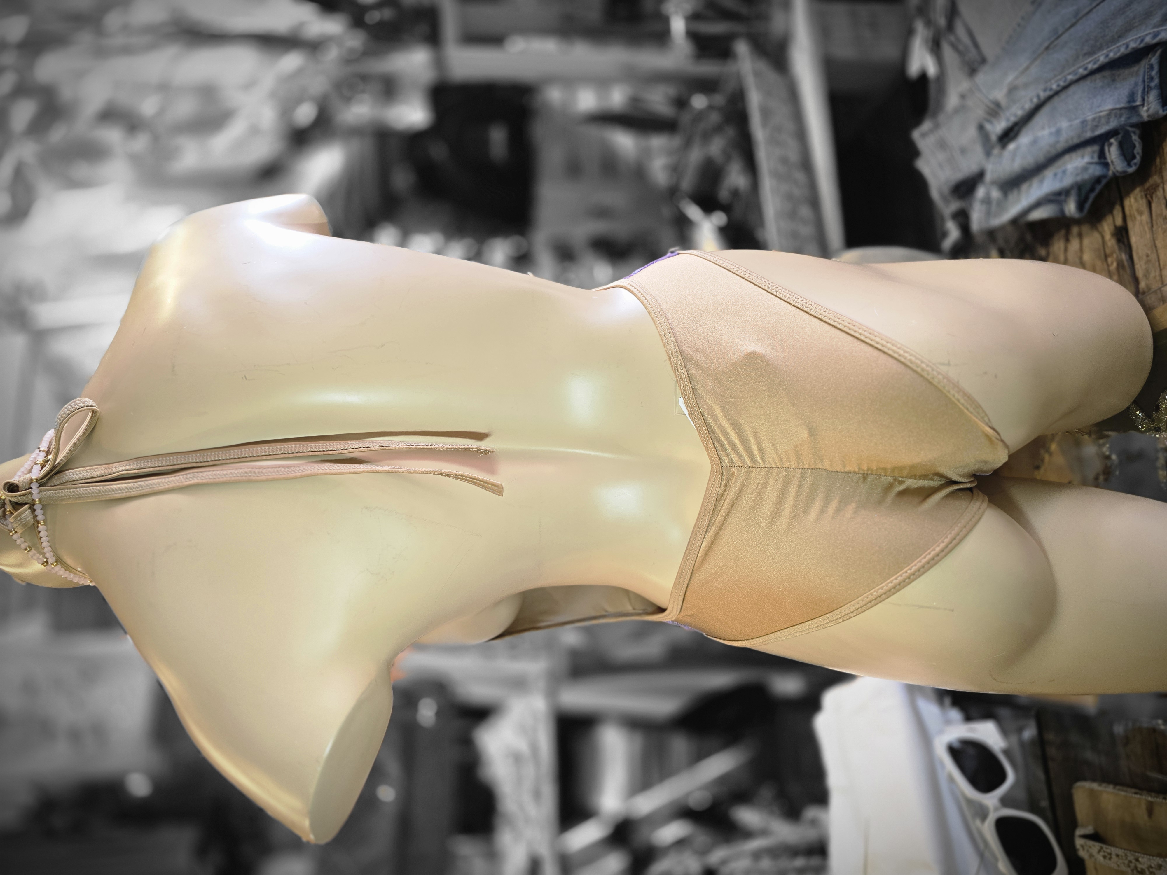 🌹✨ Rose Gold Swimsuit/Bodysuit – One Size ✨🌹