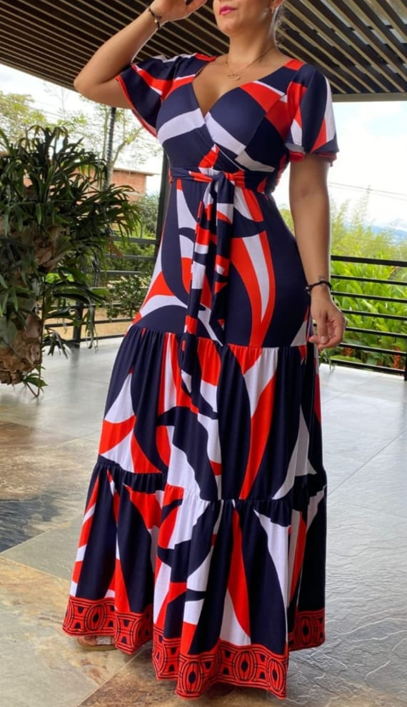 Colorful Maxi Dress