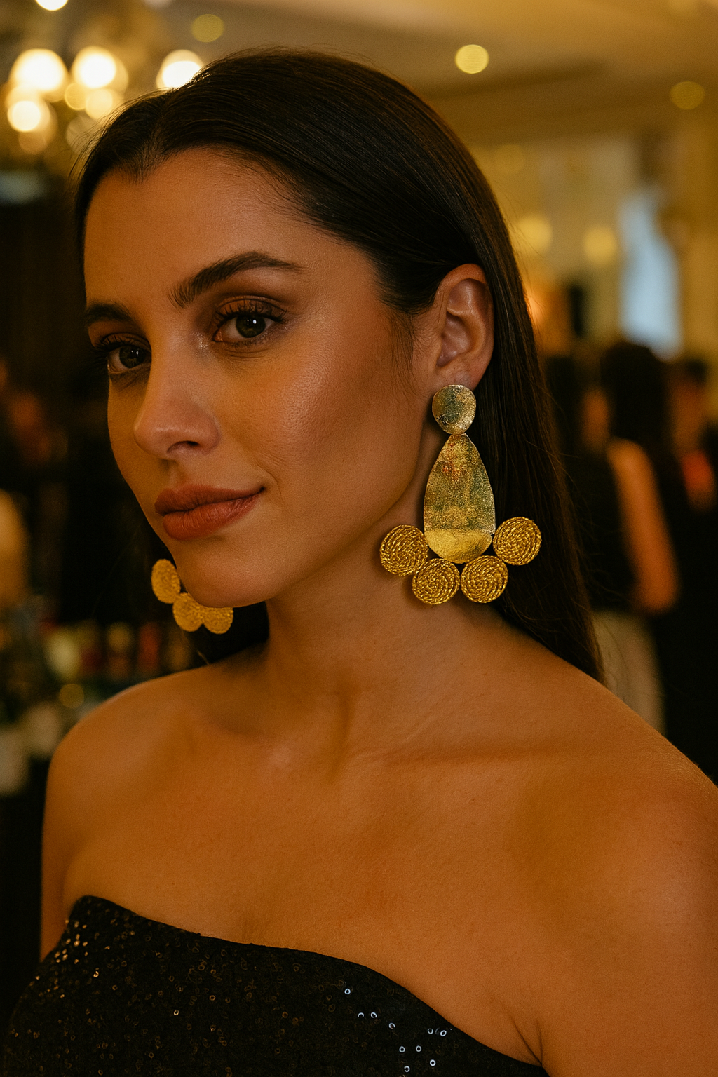 Statement Gold Earrings