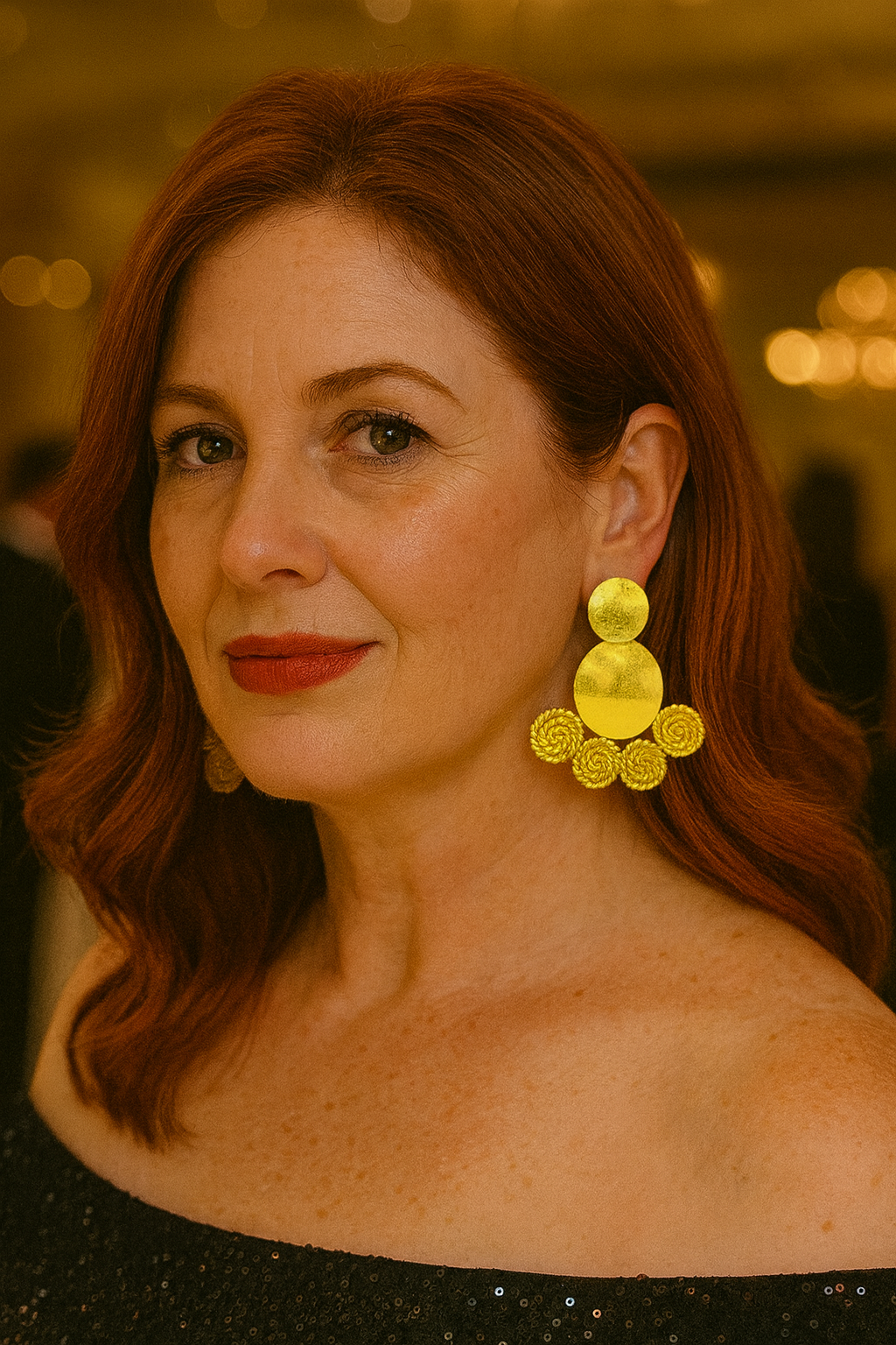 Statement Gold Earrings