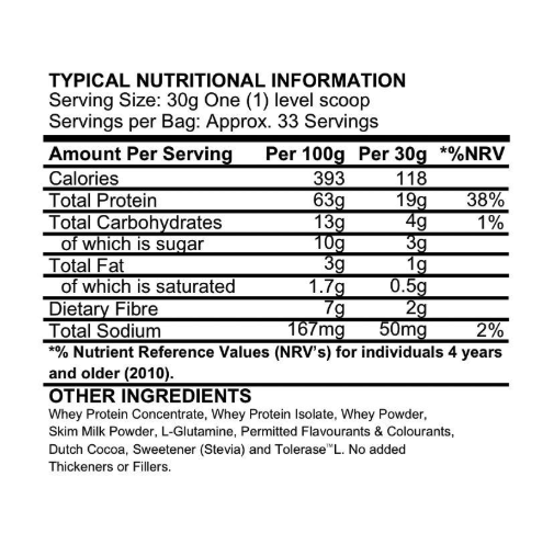 Rogue Legion Lifestyle Whey Protein - 1kg - Chocolate Truffle