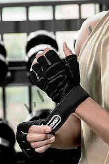 EASYTAO Gym Gloves with Wrist Guards Non-Slip Breathable Design