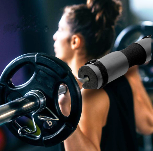 Fitness Squat Set Barbell Pad Lunges Hip Push Bars Pad Wristbands Leg Strap