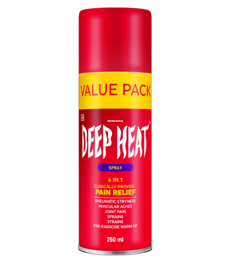 Deep Heat Spray 250ml (Value Pack)
