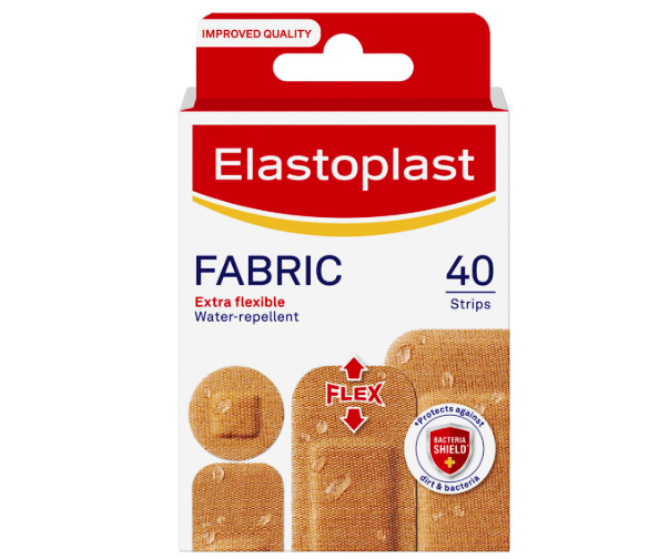 Elastoplast Fabric Plaster Assorted - 40's