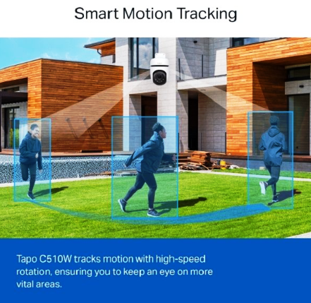 TP-Link TAPO C510W Outdoor Pan/Tilt Security Wi-Fi Camera