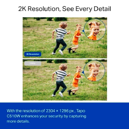 TP-Link TAPO C510W Outdoor Pan/Tilt Security Wi-Fi Camera