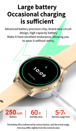 BezosMax KC88 Smart Watch Android/iPhone Fitness AI Assistant Sport Tracker