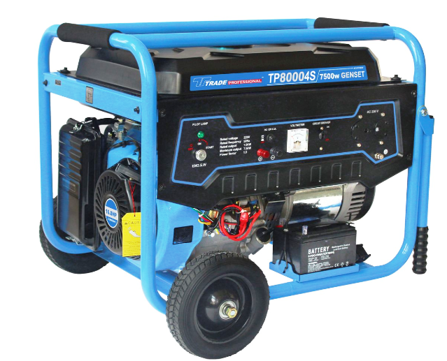 Trade Professional - TP 8000 4S - 7.5kW 16HP 9.4kVA Petrol Gen Set