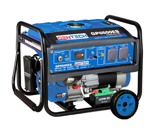Gentech Power 5.5kVA Electric Start Petrol Generator (With Wheels & Handle)