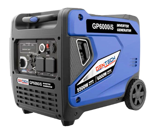 Gentech 6kVA Electric Start Digital Pure SineWave Petrol Inverter Generator