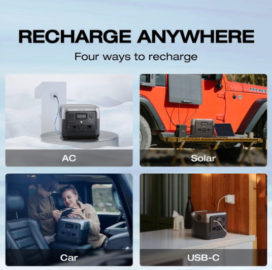 EcoFlow RIVER 2 Pro Power Station Solar Generator768Wh 110W bundle