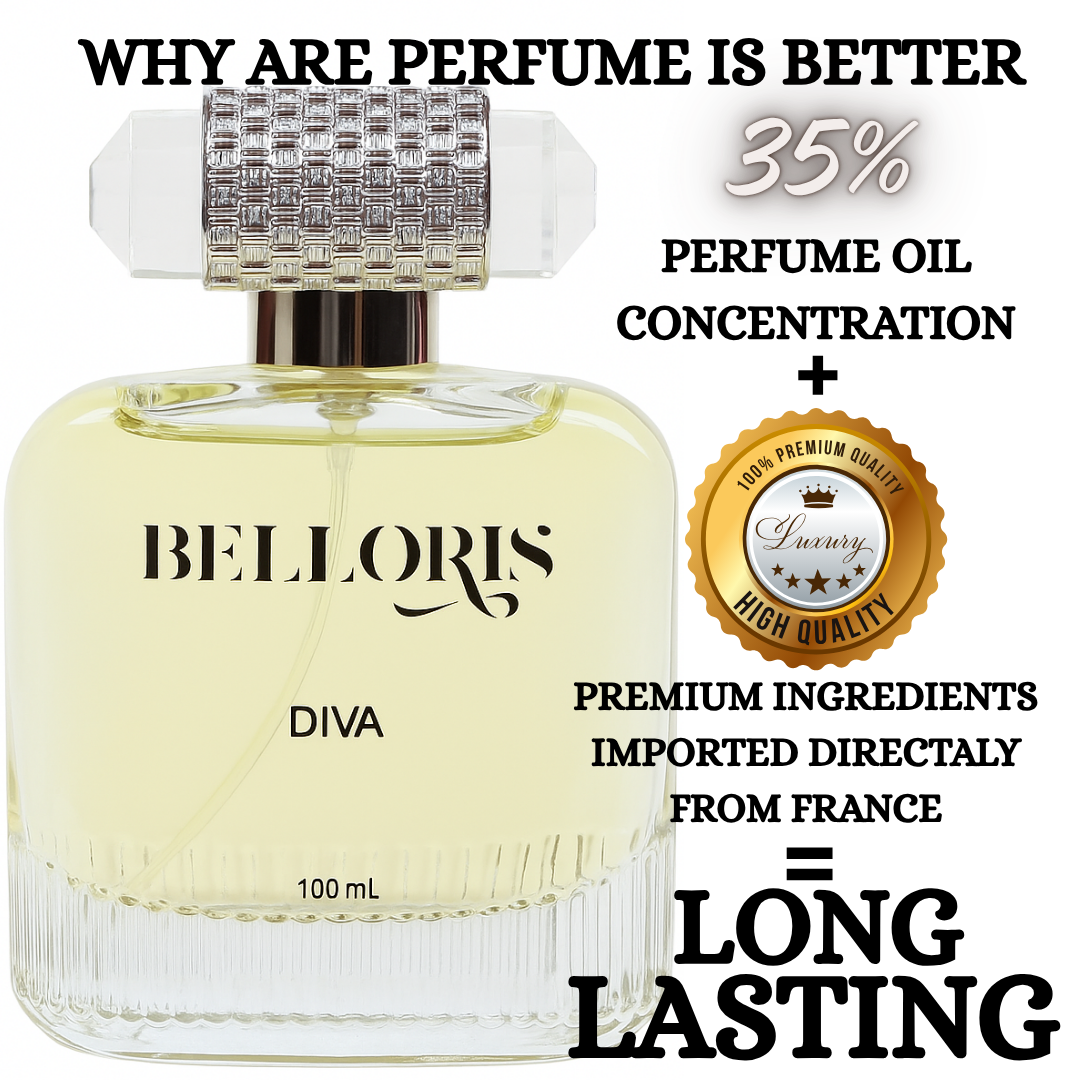Belloris Diva Perfume For Women PARFUME 100ML