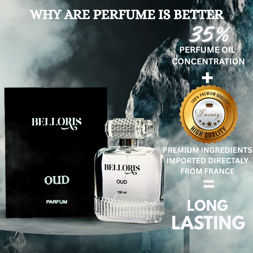 Belloris Oud Pure Parfum, Perfume Gift Set 100ML
