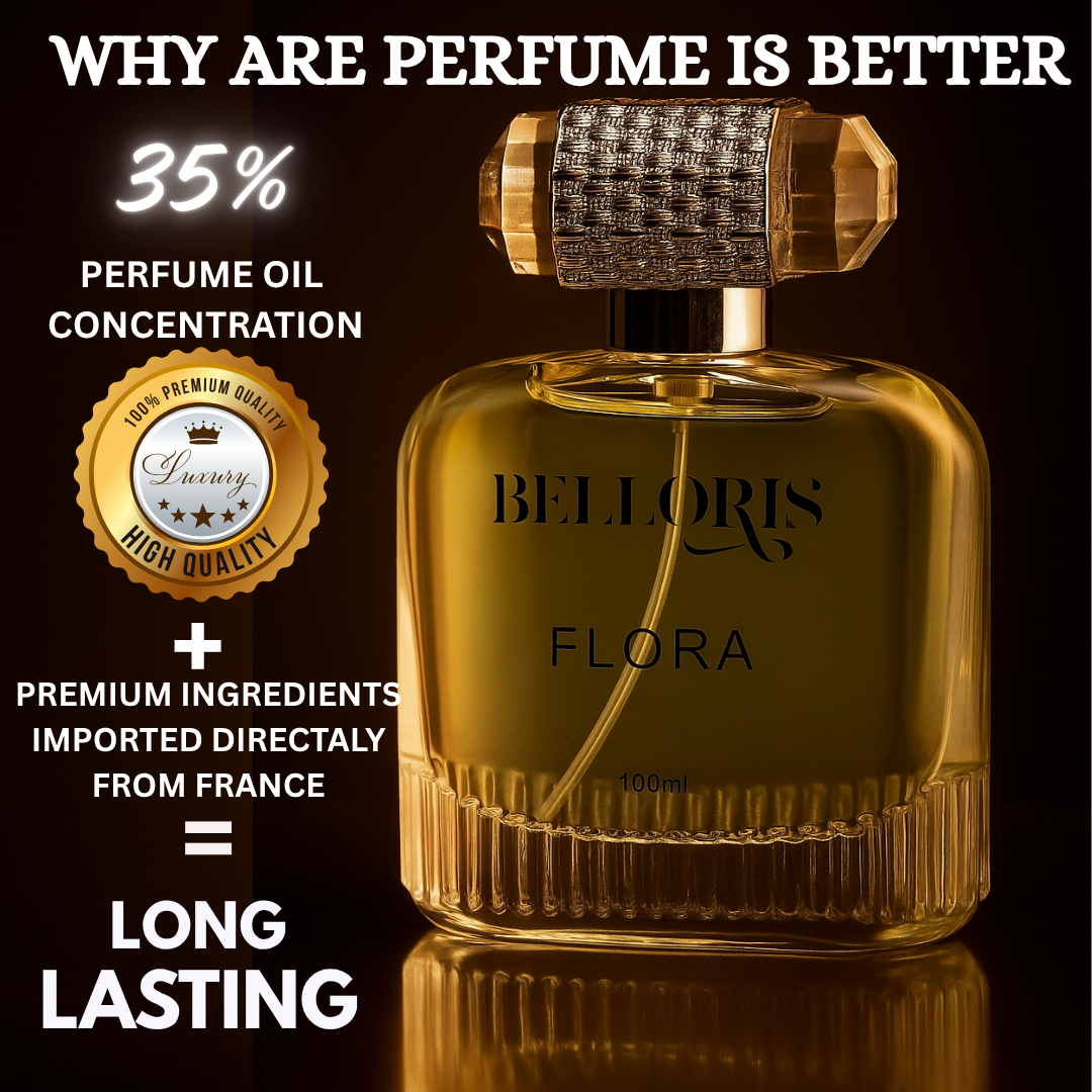 Belloris Luxury FLORA Perfume For Men and Women -100ML