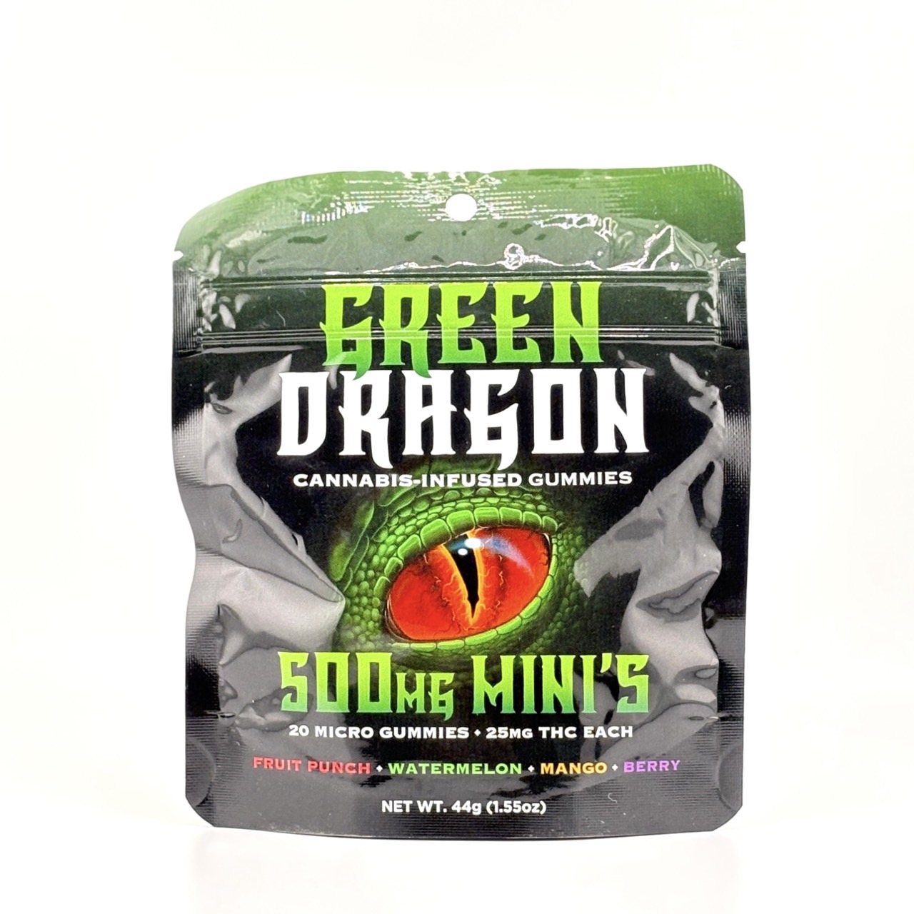 Green Dragon - Cannabis Infused Gummies - Minis 500mg