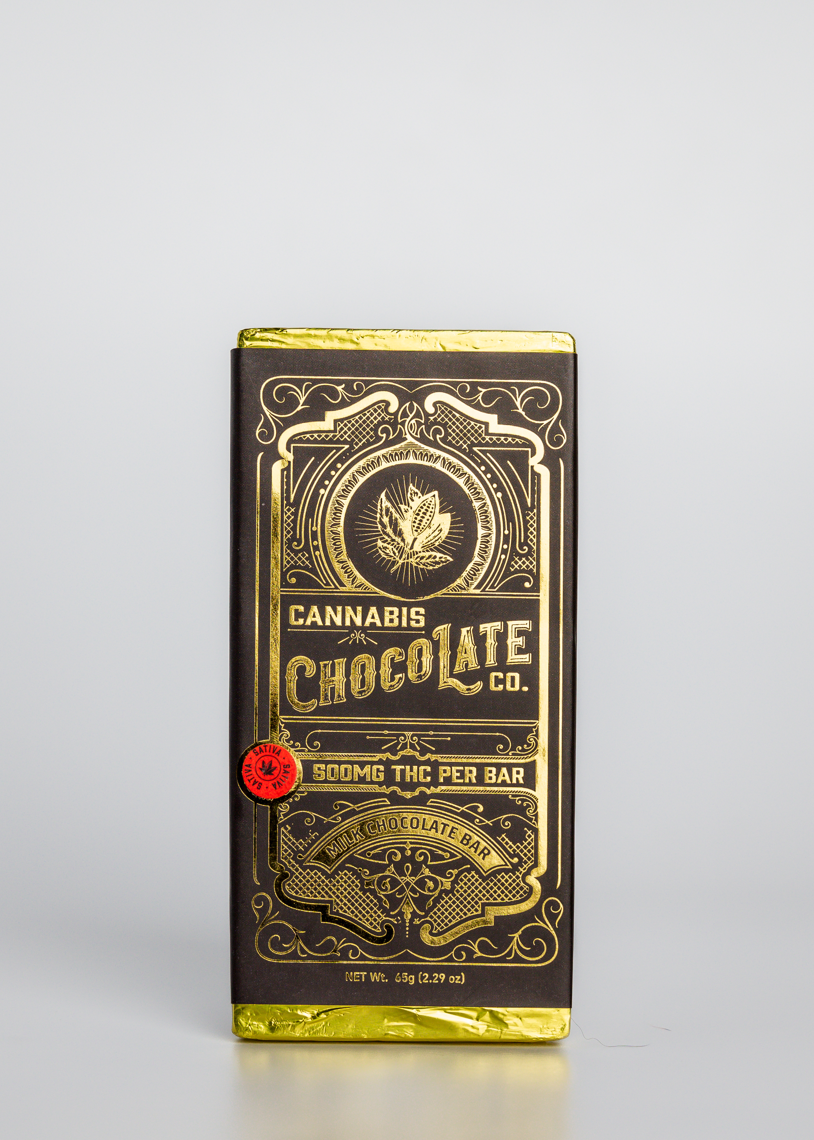 Cannabis Chocolate Co - Milk Chocolate Bar - 500mg THC - Sativa