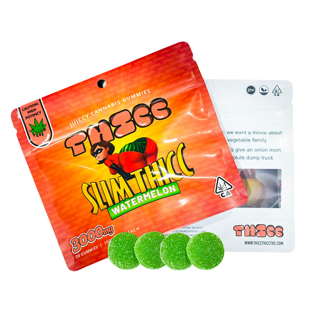 Thicc - Juiccy Cannabis Gummies - Watermelon - 3000mg