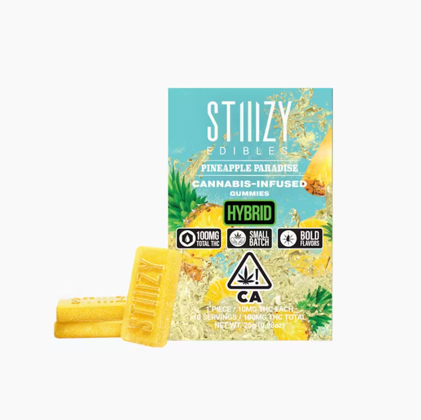 Stiiizy - Cannabis Infused Gummies - 100mg - Pineapple Paradise - Hybrid