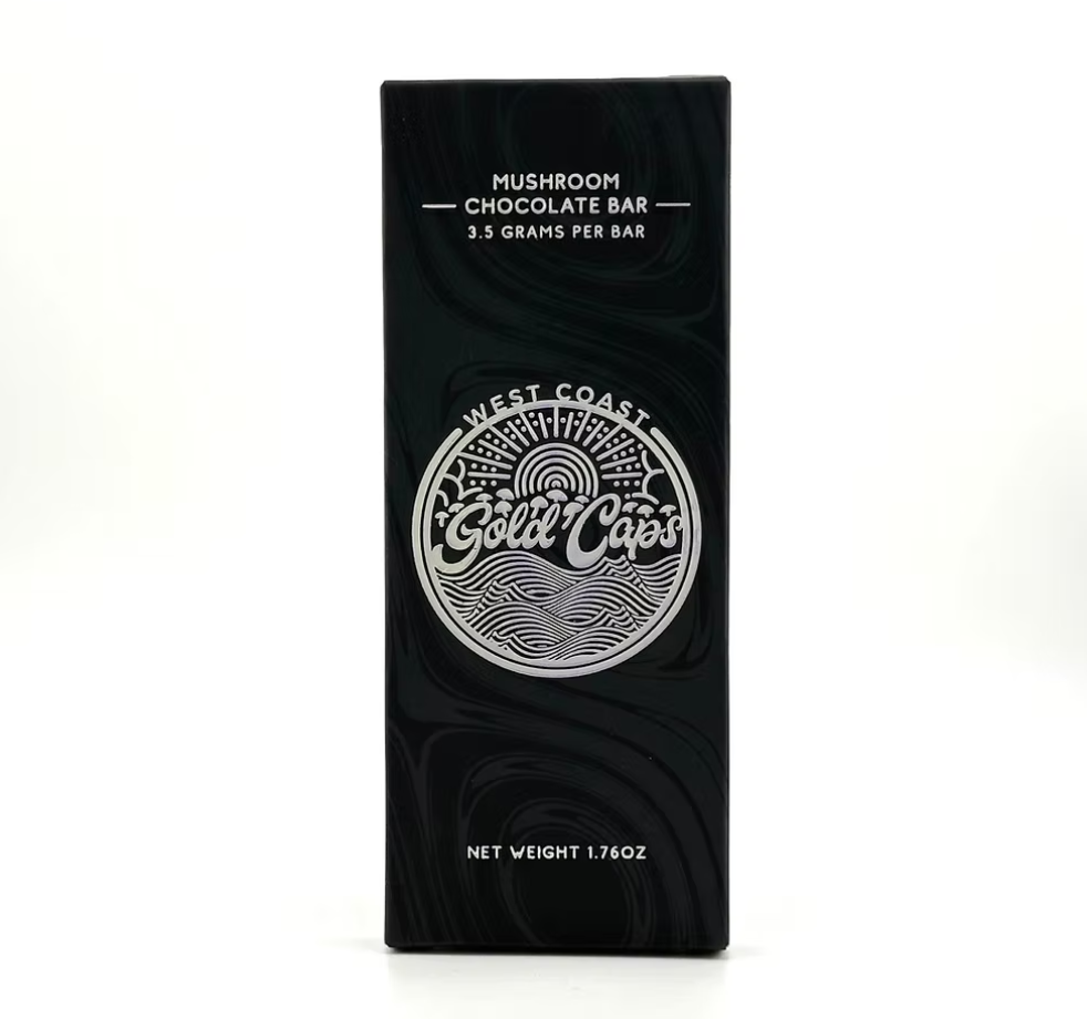 West Coast Gold Caps - Mushroom Chocolate Bar - 3.5G