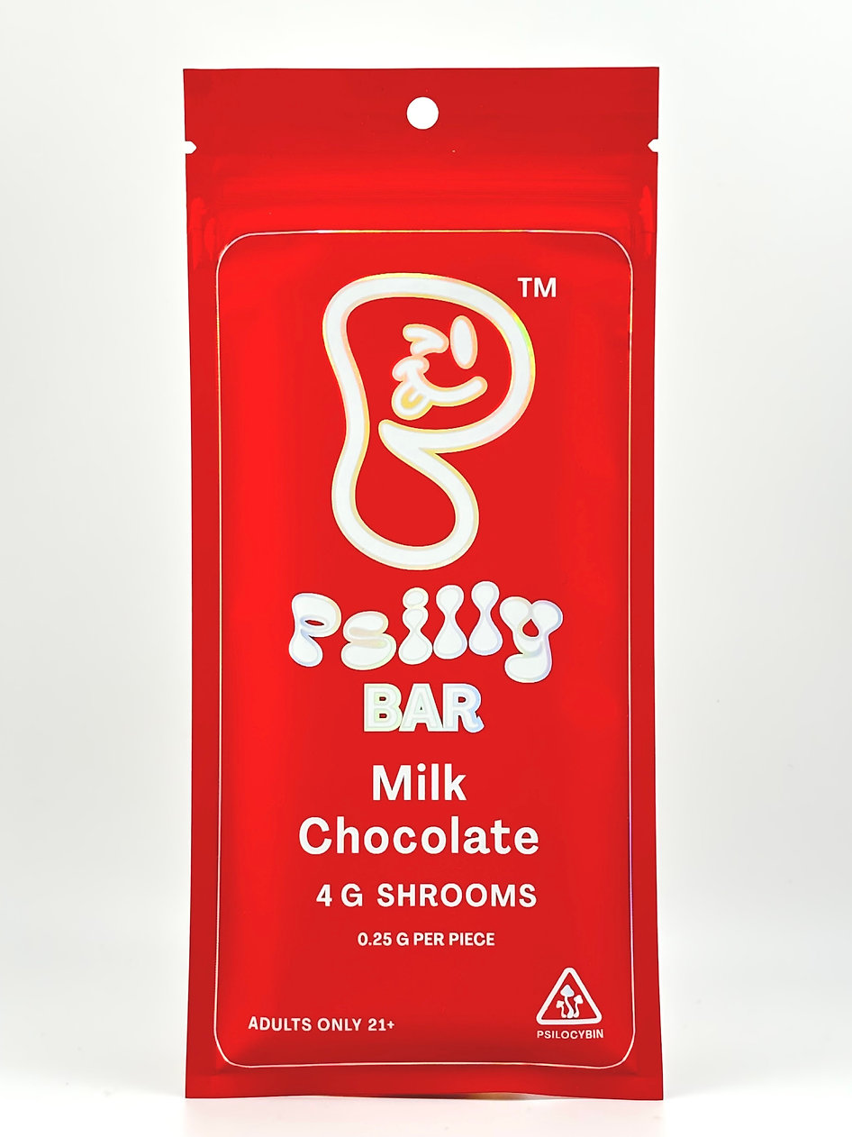 Psilly - Mushroom Chocolate Bar - 4 Grams