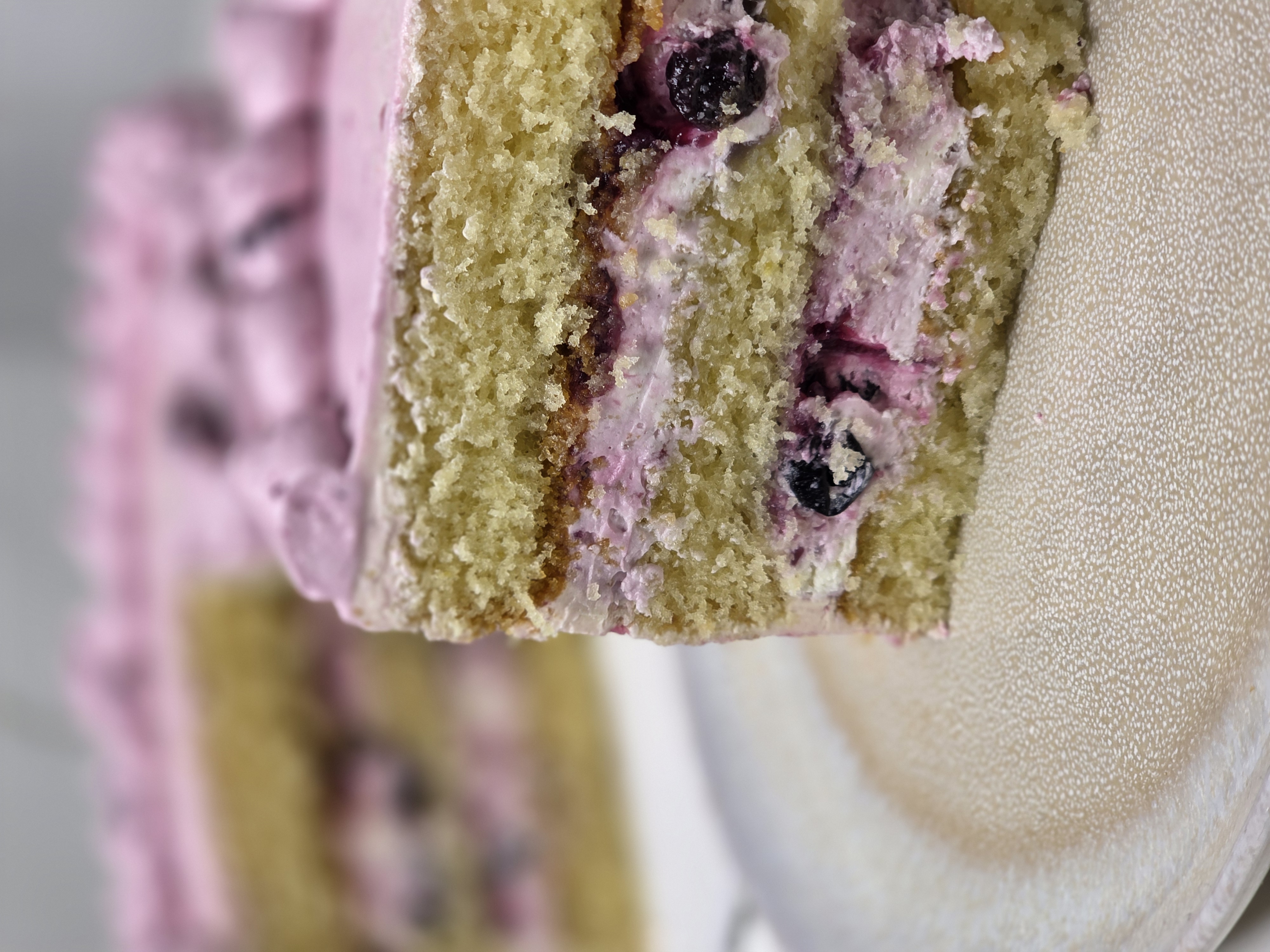 Blueberry Cream Cake