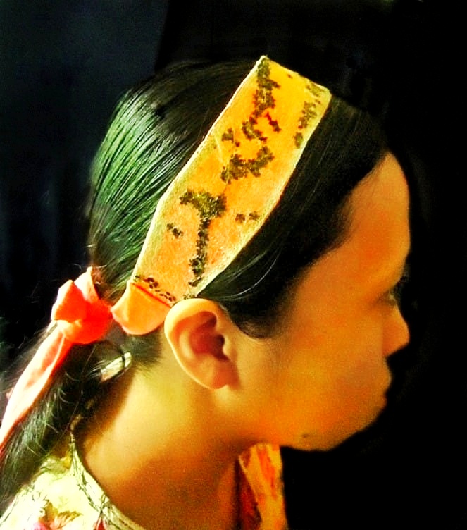 Recycled plastic hair band.Dry flower accessories,Recycle plastic,Sustainable style,Unique natural,Botanical accessories,Natural flower,Eco