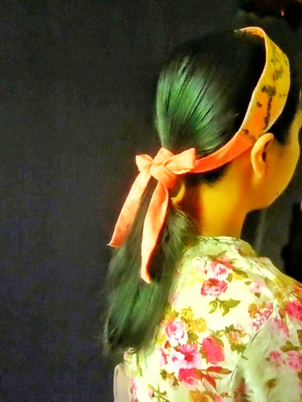 Recycled plastic hair band.Dry flower accessories,Recycle plastic,Sustainable style,Unique natural,Botanical accessories,Natural flower,Eco