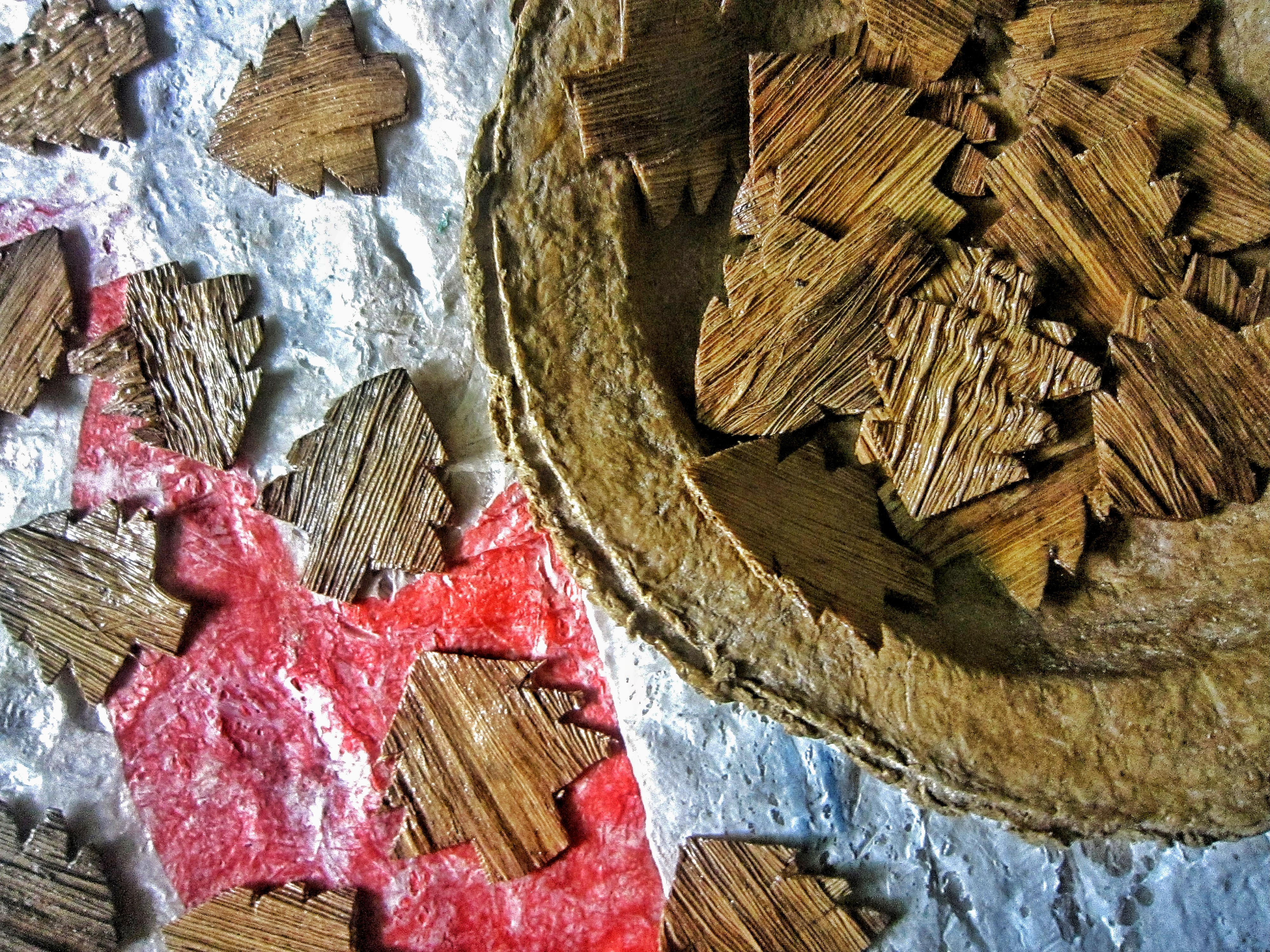 Natural christmas tree table confetti,Sustainable party decor,Corn husk confetti,Natural corn husk,Sustainable party decor,Sustainable deco
