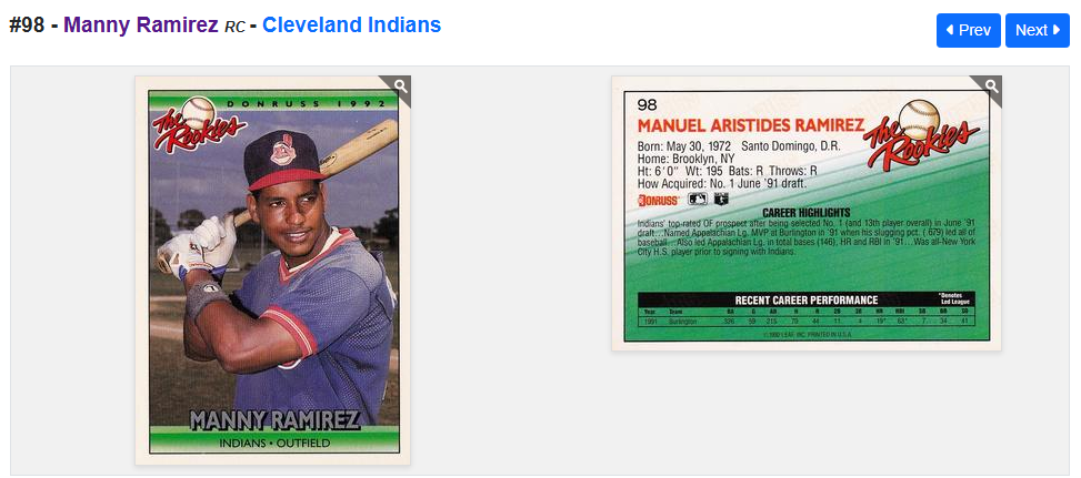 1992 Donruss The Rookies Complete Set