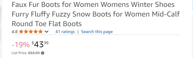 ***RARE ITEM*** PODAIK Faux Fur Black Boots Women's Winter Shoes  ***LOW SUPPLY IN BLACK***
