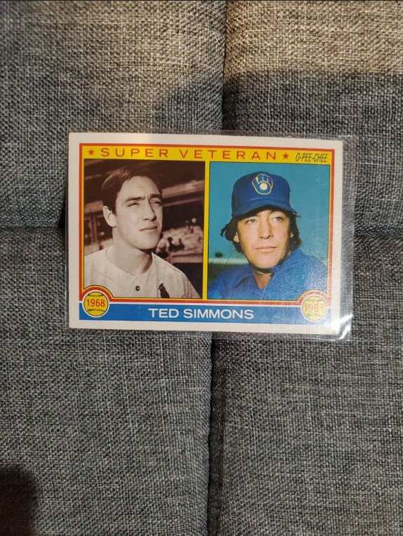 1983 Ted Simmons (Hall Of Fame) Super Veteran O-Pee-Chee